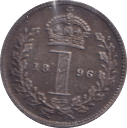 1896 MAUNDY PENNY ( EF ) - Maundy Coins - Cambridgeshire Coins