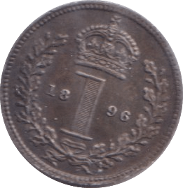 1896 MAUNDY PENNY ( EF ) - Maundy Coins - Cambridgeshire Coins