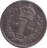 1896 MAUNDY PENNY ( EF ) - Maundy Coins - Cambridgeshire Coins