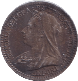 1896 MAUNDY PENNY ( GVF ) - Maundy Coins - Cambridgeshire Coins