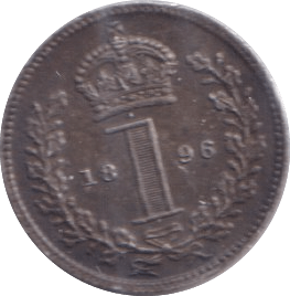 1896 MAUNDY PENNY ( GVF ) - Maundy Coins - Cambridgeshire Coins