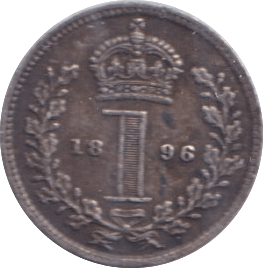 1896 MAUNDY PENNY ( GVF ) - Maundy Coins - Cambridgeshire Coins