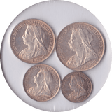 1896 MAUNDY SET VICTORIA - Maundy Set - Cambridgeshire Coins