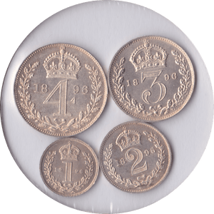 1896 MAUNDY SET VICTORIA - Maundy Set - Cambridgeshire Coins