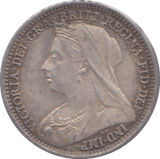 1896 MAUNDY THREEPENCE ( AUNC ) - Maundy Coins - Cambridgeshire Coins