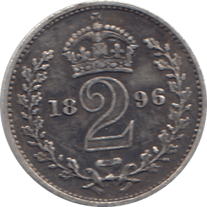 1896 MAUNDY TWOPENCE ( VF ) 3 - Maundy Coins - Cambridgeshire Coins