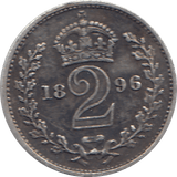 1896 MAUNDY TWOPENCE ( VF ) 3 - Maundy Coins - Cambridgeshire Coins