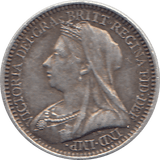 1896 MAUNDY TWOPENCE ( VF ) 3 - Maundy Coins - Cambridgeshire Coins