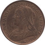 1896 PENNY 1 ( AUNC ) 59 - Penny - Cambridgeshire Coins