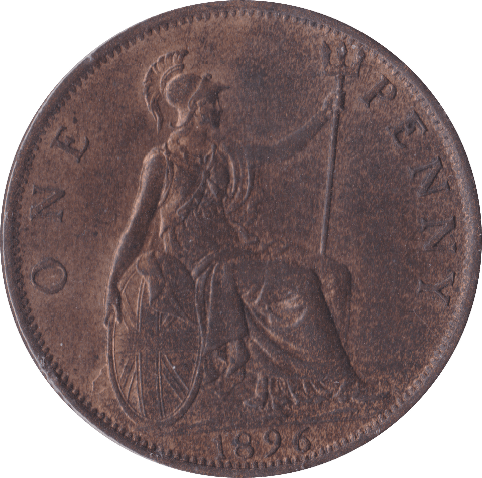 1896 PENNY ( AUNC ) B - Penny - Cambridgeshire Coins