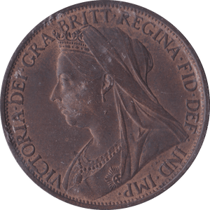 1896 PENNY ( AUNC ) - Penny - Cambridgeshire Coins