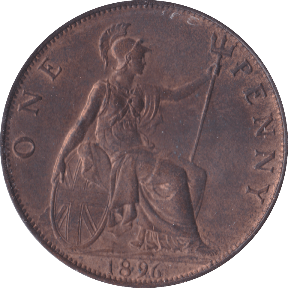 1896 PENNY ( AUNC ) - Penny - Cambridgeshire Coins