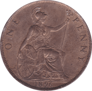 1896 PENNY ( BU ) - Penny - Cambridgeshire Coins