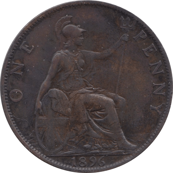 1896 PENNY ( GVF ) 3 - Penny - Cambridgeshire Coins
