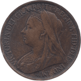 1896 PENNY ( GVF ) 7 - Penny - Cambridgeshire Coins