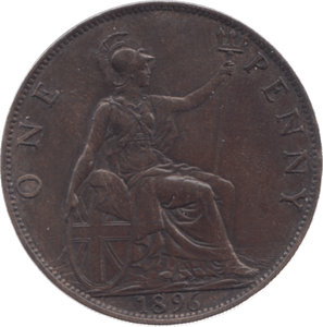 1896 PENNY ( GVF ) 7 - Penny - Cambridgeshire Coins