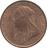 1896 PENNY ( UNC ) 3 - Penny - Cambridgeshire Coins