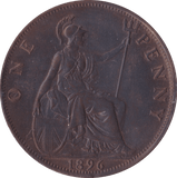 1896 PENNY ( UNC ) C - Penny - Cambridgeshire Coins