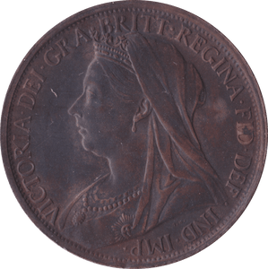 1896 PENNY ( UNC ) C - Penny - Cambridgeshire Coins