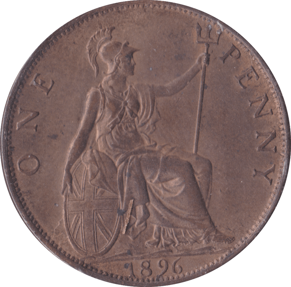 1896 PENNY ( UNC ) - Penny - Cambridgeshire Coins