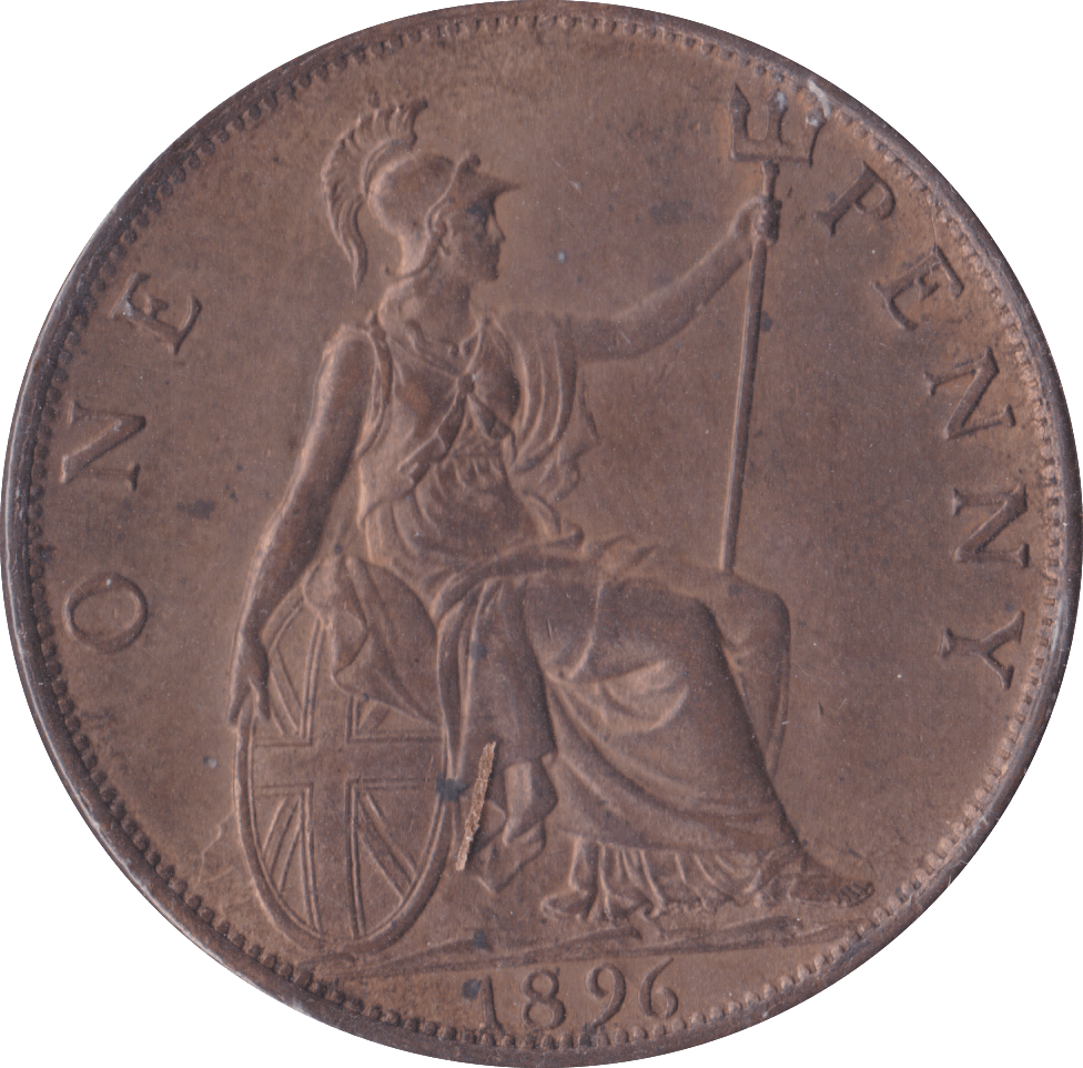 1896 PENNY ( UNC ) - Penny - Cambridgeshire Coins