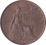 1896 PENNY ( UNC ) - Penny - Cambridgeshire Coins