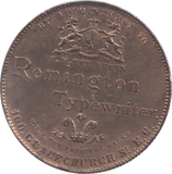 1896 REMINGTON TYPEWRITER - Token - Cambridgeshire Coins