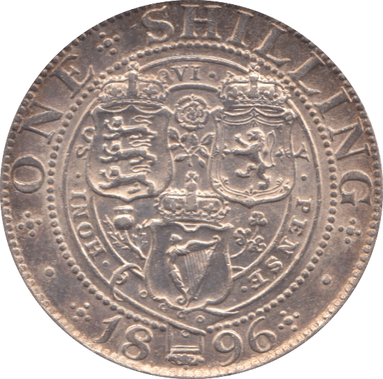 1896 SHILLING ( AUNC ) - Shilling - Cambridgeshire Coins