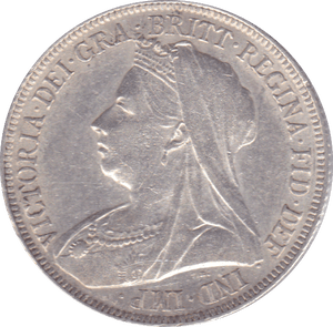 1896 SHILLING ( EF ) B - Shilling - Cambridgeshire Coins