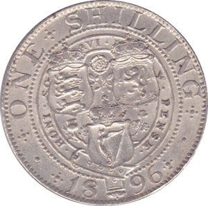 1896 SHILLING ( EF ) B - Shilling - Cambridgeshire Coins