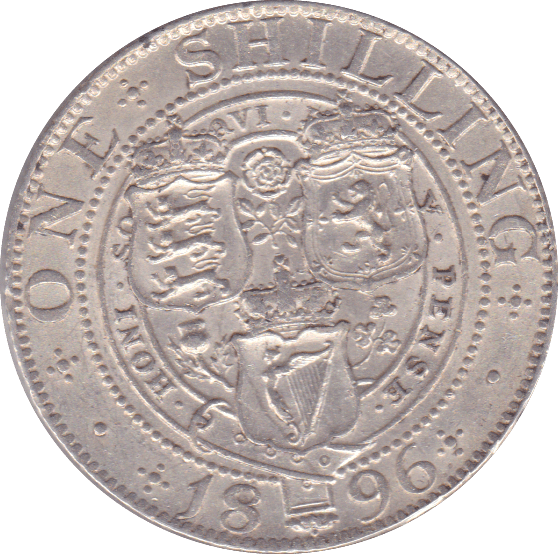 1896 SHILLING ( EF ) B - Shilling - Cambridgeshire Coins