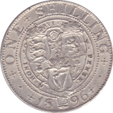 1896 SHILLING ( EF ) B - Shilling - Cambridgeshire Coins