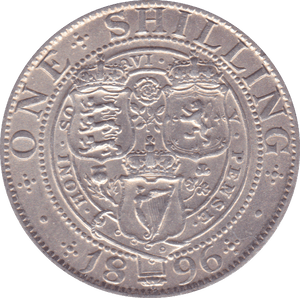1896 SHILLING ( EF ) - Shilling - Cambridgeshire Coins
