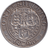 1896 SHILLING ( EF ) - Shilling - Cambridgeshire Coins