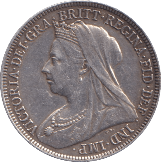 1896 SHILLING ( EF ) - Shilling - Cambridgeshire Coins