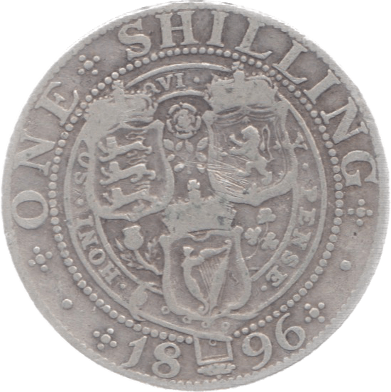 1896 SHILLING ( FINE ) 9 - Shilling - Cambridgeshire Coins