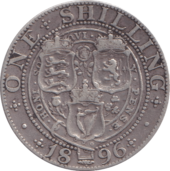 1896 SHILLING ( FINE ) - Shilling - Cambridgeshire Coins