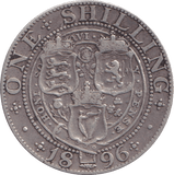 1896 SHILLING ( FINE ) - Shilling - Cambridgeshire Coins