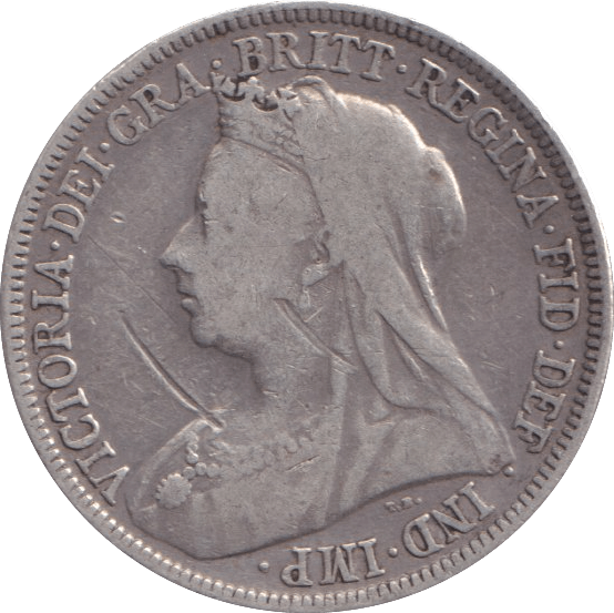 1896 SHILLING ( FINE ) - Shilling - Cambridgeshire Coins