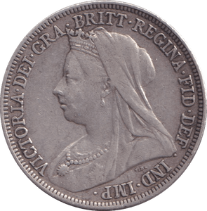 1896 SHILLING ( GVF ) - Shilling - Cambridgeshire Coins