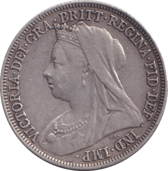 1896 SHILLING ( GVF ) - Shilling - Cambridgeshire Coins