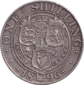 1896 SHILLING ( GVF ) - Shilling - Cambridgeshire Coins