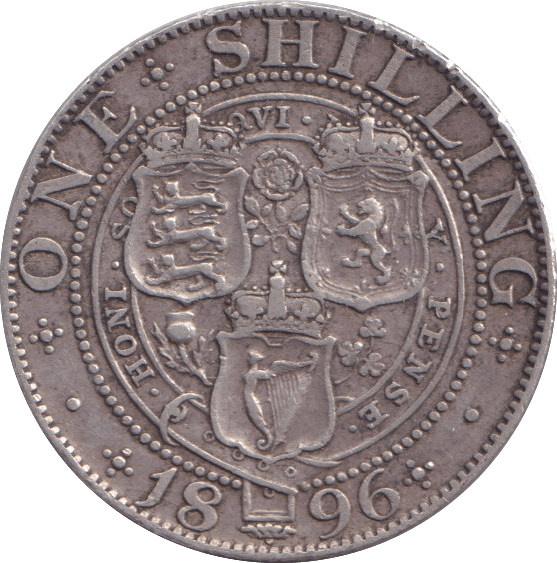 1896 SHILLING ( GVF ) - Shilling - Cambridgeshire Coins
