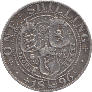 1896 SHILLING ( VF ) 5 - SHILLING - Cambridgeshire Coins