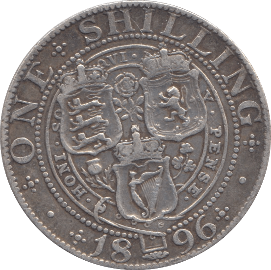 1896 SHILLING ( VF ) 5 - SHILLING - Cambridgeshire Coins