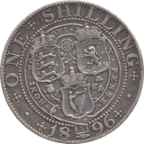 1896 SHILLING ( VF ) 5 - SHILLING - Cambridgeshire Coins