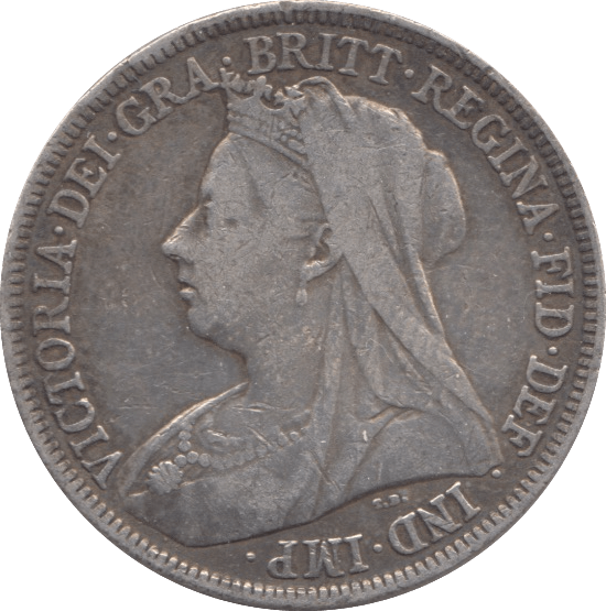 1896 SHILLING ( VF ) 5 - SHILLING - Cambridgeshire Coins