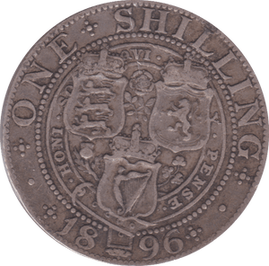 1896 SHILLING ( VF ) B - Shilling - Cambridgeshire Coins