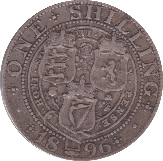 1896 SHILLING ( VF ) B - Shilling - Cambridgeshire Coins