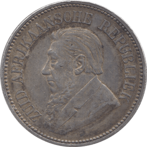 1896 SILVER 2 1/2 SHILLING SOUTH AFRICA - SILVER WORLD COINS - Cambridgeshire Coins